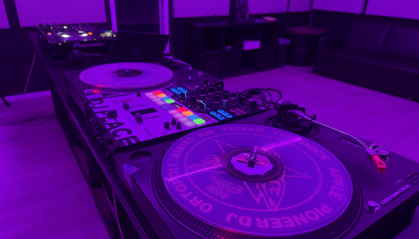 Студия DJ Place — микшерный пульт